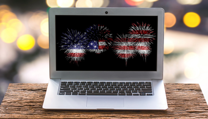 Fireworks-on-Laptop